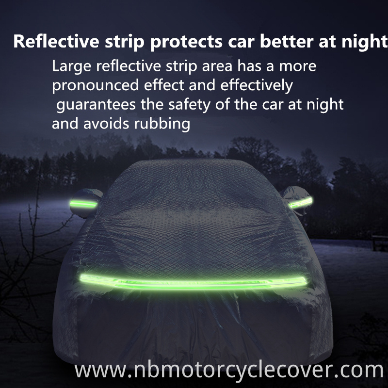High stretch elastic waterproof oxford material anti rain advertising car cover